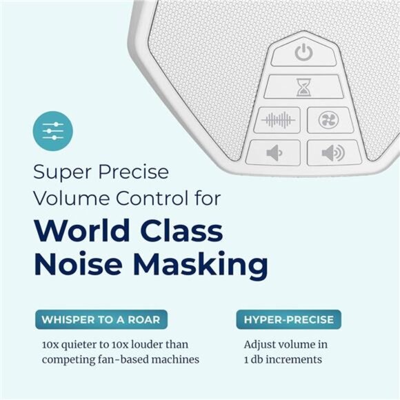Adaptive Sound Technologies LectroFan EVO White Noise Machine - Compact Sleep - Picture 4 of 8